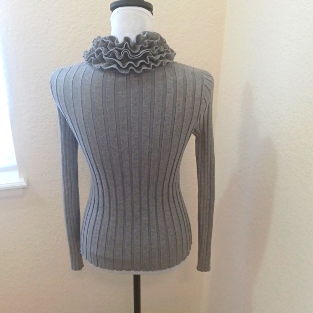 Ruffle Neck Sweater - image 2